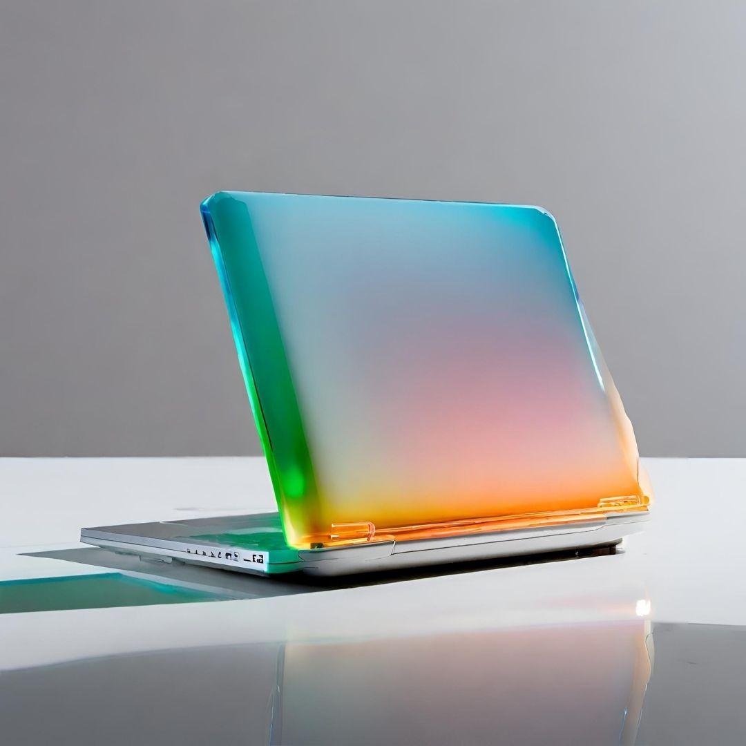 Sleek Modern Laptop with Ambient Lighting